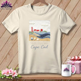MyDesigns Physical Item S / Natural Stitchin' in Cape Cod ~ Relaxed Fit Tee