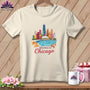 MyDesigns Physical Item S / Natural Stitchin' in Chicago ~ Relaxed Fit Tee