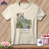MyDesigns Physical Item S / Natural Stitchin' in Colorado ~ Relaxed Fit Tee