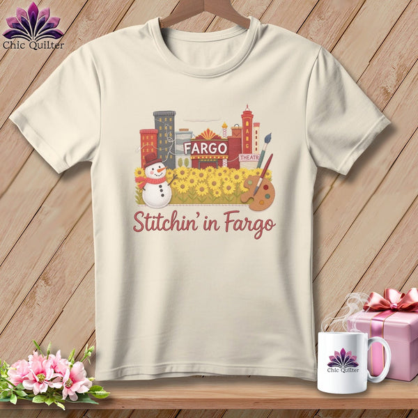MyDesigns Physical Item S / Natural Stitchin' in Fargo ~ Relaxed Fit Tee