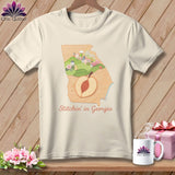 MyDesigns Physical Item S / Natural Stitchin' in Georgia ~ Relaxed Fit Tee