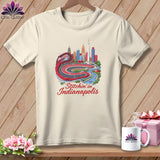 MyDesigns Physical Item S / Natural Stitchin' in Indianapolis ~ Relaxed Fit Tee