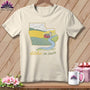 MyDesigns Physical Item S / Natural Stitchin' in Iowa ~ Relaxed Fit Tee