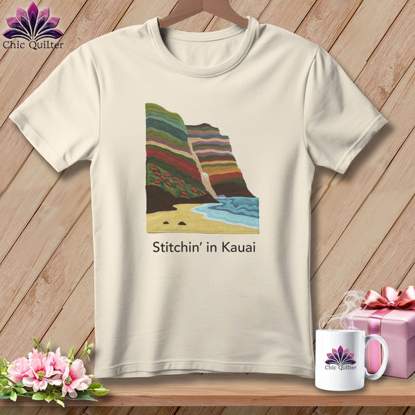 MyDesigns Physical Item S / Natural Stitchin' in Kauai ~ Relaxed Fit Tee
