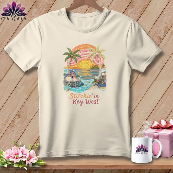 MyDesigns Physical Item S / Natural Stitchin' in Key West ~ Relaxed Fit Tee