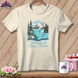 MyDesigns Physical Item S / Natural Stitchin' in Lake Tahoe ~ Relaxed Fit Tee