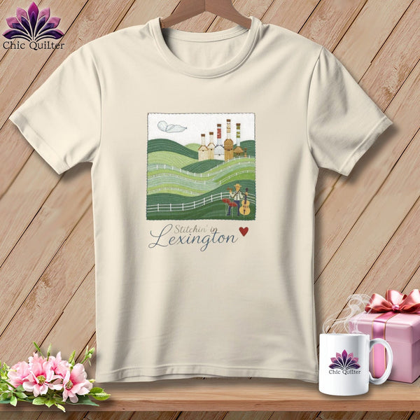 MyDesigns Physical Item S / Natural Stitchin' in Lexington ~ Relaxed Fit Tee
