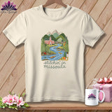 MyDesigns Physical Item S / Natural Stitchin' in Missoula ~ Relaxed Fit Tee