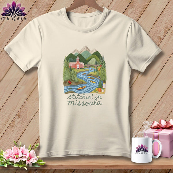 MyDesigns Physical Item S / Natural Stitchin' in Missoula ~ Relaxed Fit Tee