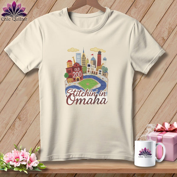 MyDesigns Physical Item S / Natural Stitchin' in Omaha ~ Relaxed Fit Tee