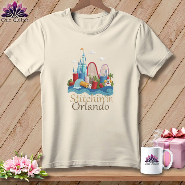 MyDesigns Physical Item S / Natural Stitchin' in Orlando ~ Relaxed Fit Tee