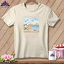 MyDesigns Physical Item S / Natural Stitchin' in Outer Banks ~ Relaxed Fit Tee