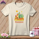 MyDesigns Physical Item S / Natural Stitchin' in Phoenix ~ Relaxed Fit Tee