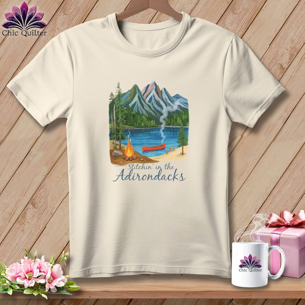 MyDesigns Physical Item S / Natural Stitchin' in the Adirondacks ~ Relaxed Fit Tee