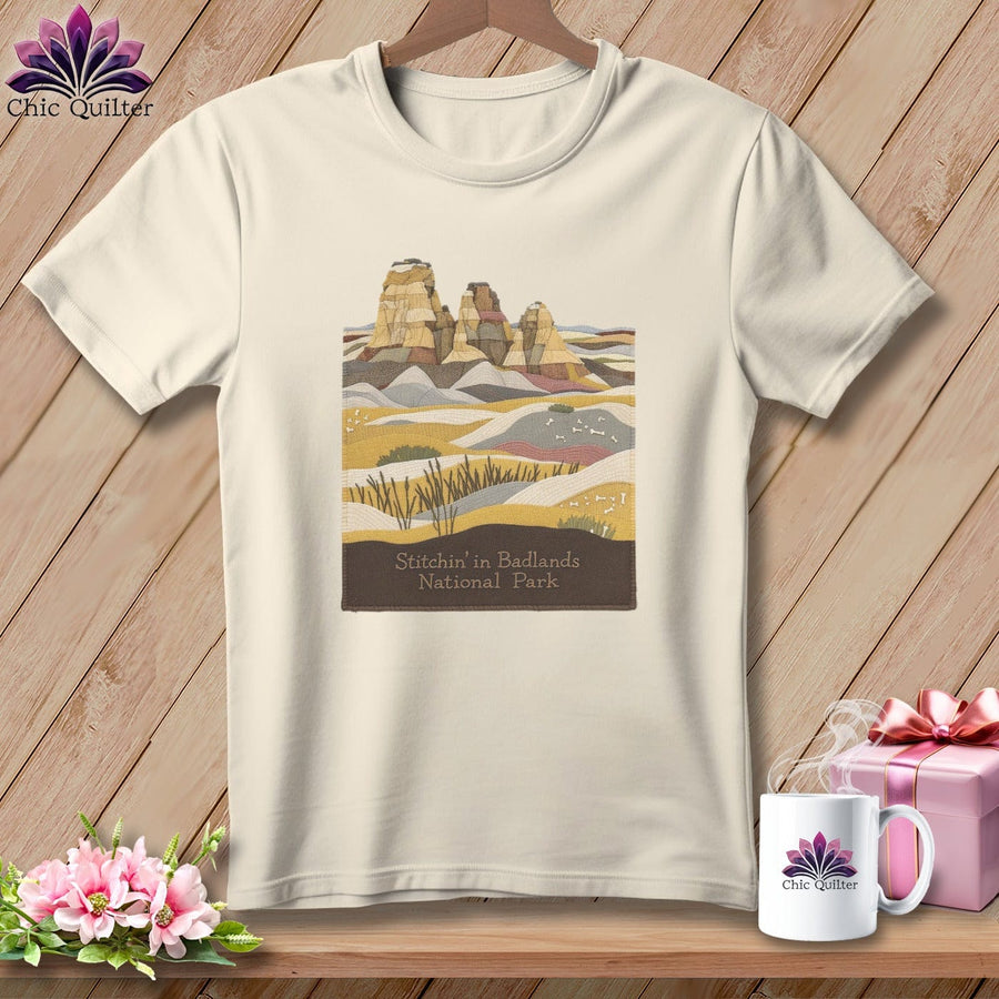 MyDesigns Physical Item S / Natural Stitchin' in the Badlands NP ~ Relaxed Fit Tee