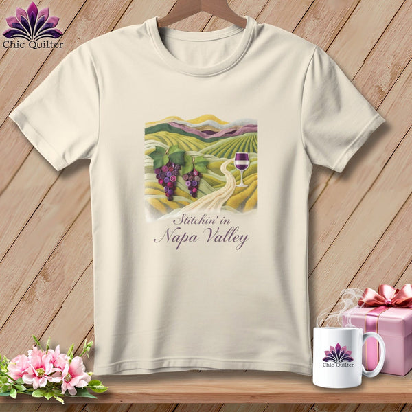 MyDesigns Physical Item S / Natural Stitchin' in the Napa Valley ~ Relaxed Fit Tee
