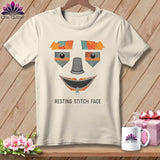 MyDesigns Physical Item S / Natural Strawman - Resting Stitch Face ~ Relaxed Fit Tee