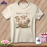 MyDesigns Physical Item S / Natural SupberB Owl Party Win ~ Relaxed Fit Tee