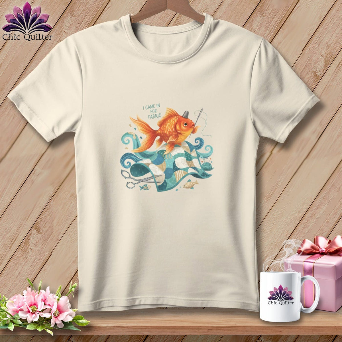MyDesigns Physical Item S / Natural The Peaceful Piecer ~ Relaxed Fit Tee