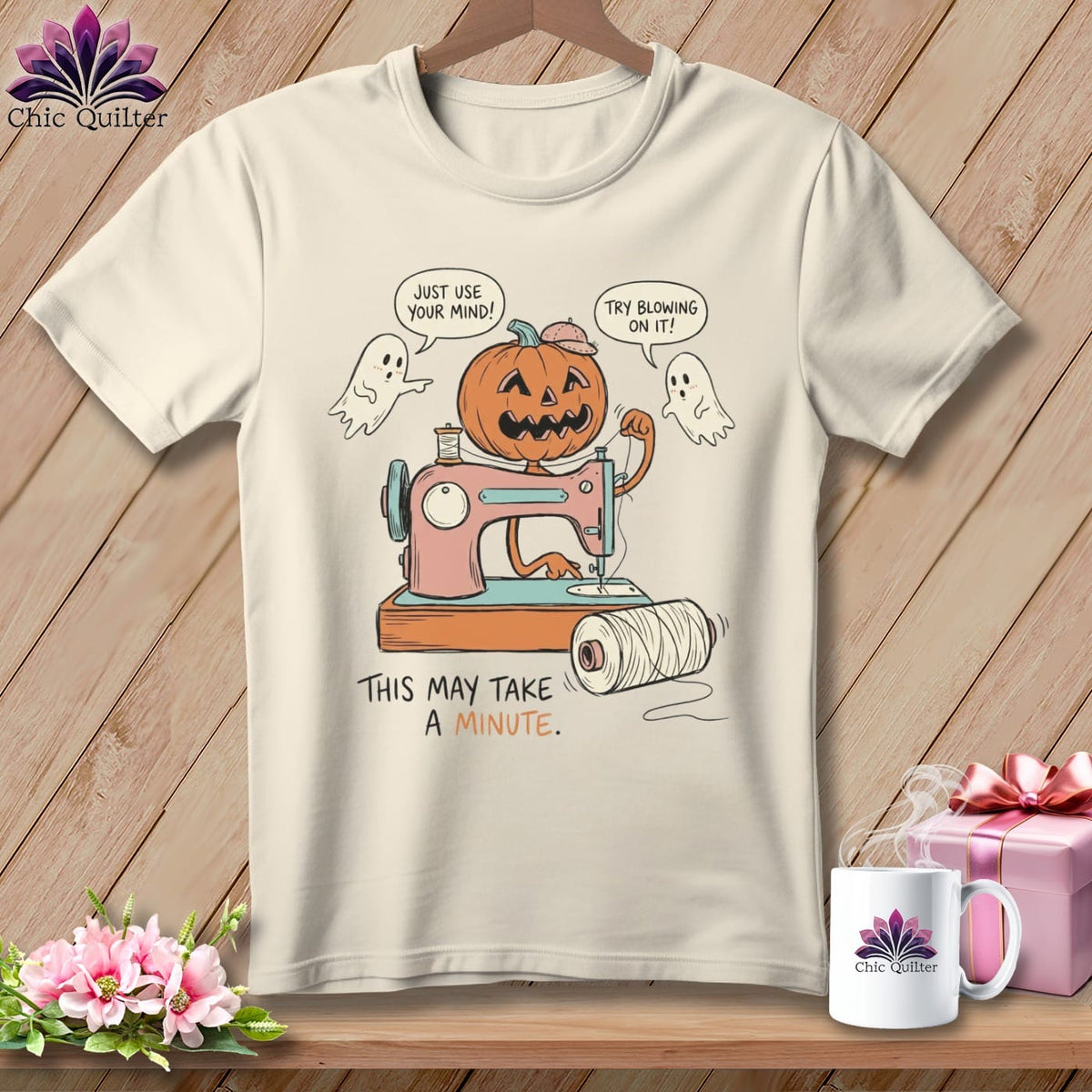 MyDesigns Physical Item S / Natural This May Take A Minute. ~ Relaxed Fit Tee