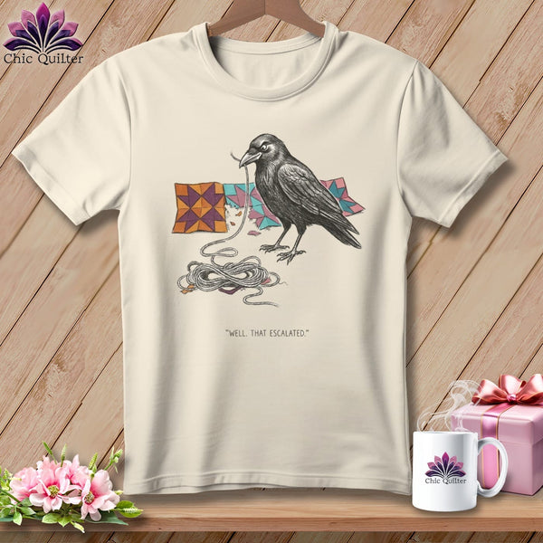 MyDesigns Physical Item S / Natural Well. That Escalated. ~ Relaxed Fit Tee