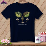 MyDesigns Physical Item S / Navy Garden Stitch - Resting Stitch Face ~ Relaxed Fit Tee