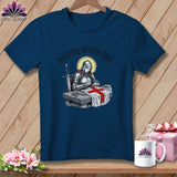 MyDesigns Physical Item S / Navy Joan of Sew - Resting Stitch Face ~ Premium Tee