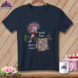 MyDesigns Physical Item S / Navy Quilt Hair Don’t Care ~ Pip Patchlet ~ Premium Tee