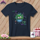 MyDesigns Physical Item S / Navy Quilt Hair Don’t Care ~ Velma Nightwing ~ Premium Tee