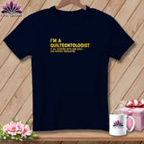 MyDesigns Physical Item S / Navy Quilteontologist: It All Started With One Quilt ~ Relaxed Fit Tee