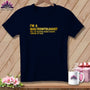 MyDesigns Physical Item S / Navy Quilteontologist: Trapped Under Scraps ~ Relaxed Fit Tee