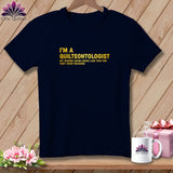 MyDesigns Physical Item S / Navy Quilteontologist: Very Good Reasons ~ Relaxed Fit Tee