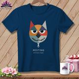 MyDesigns Physical Item S / Navy Snark - Resting Stitch Face ~ Premium Tee