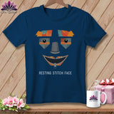 MyDesigns Physical Item S / Navy Strawman - Resting Stitch Face ~ Premium Tee