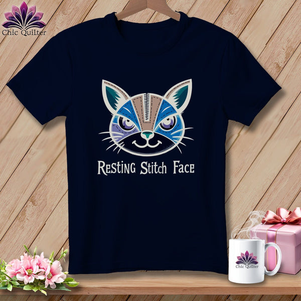 MyDesigns Physical Item S / Navy What Do You Want? - Resting Stitch Face ~ Relaxed Fit Tee