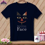 MyDesigns Physical Item S / Navy Zip It - Resting Stitch Face ~ Relaxed Fit Tee