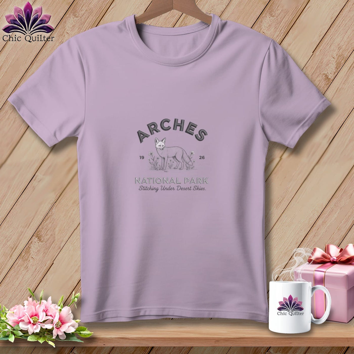 MyDesigns Physical Item S / Orchid Arches National Park, Stitchin In Beauty ~ Premium Tee