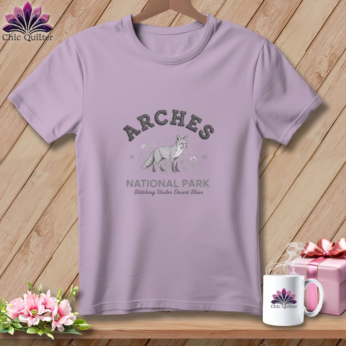 MyDesigns Physical Item S / Orchid Arches National Park, Stitchin In Beauty ~ Premium Tee