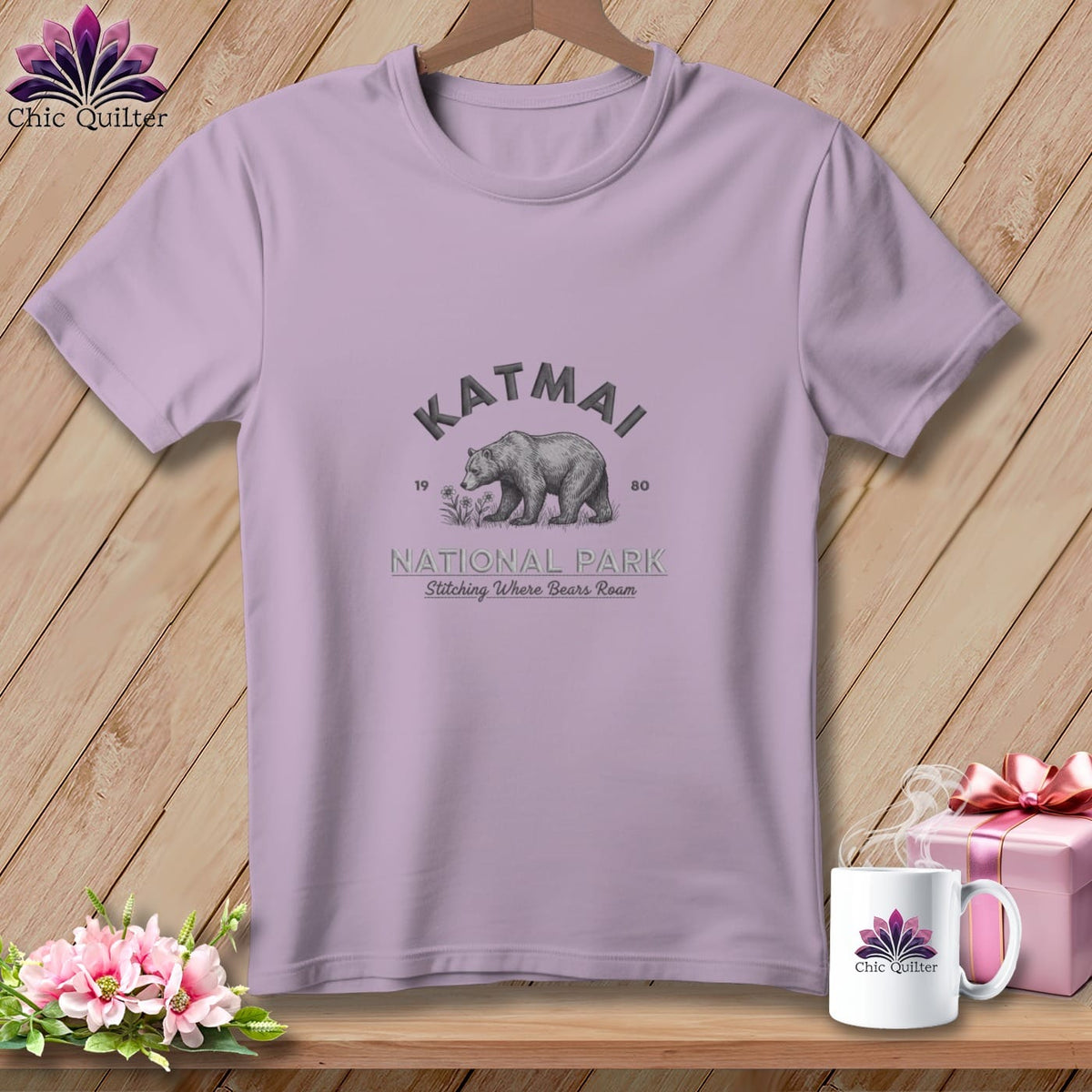 MyDesigns Physical Item S / Orchid Katmai National Park, Stitchin In Beauty ~ Premium Tee