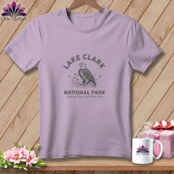 MyDesigns Physical Item S / Orchid Lake Clark National Park, Stitchin In Beauty ~ Premium Tee