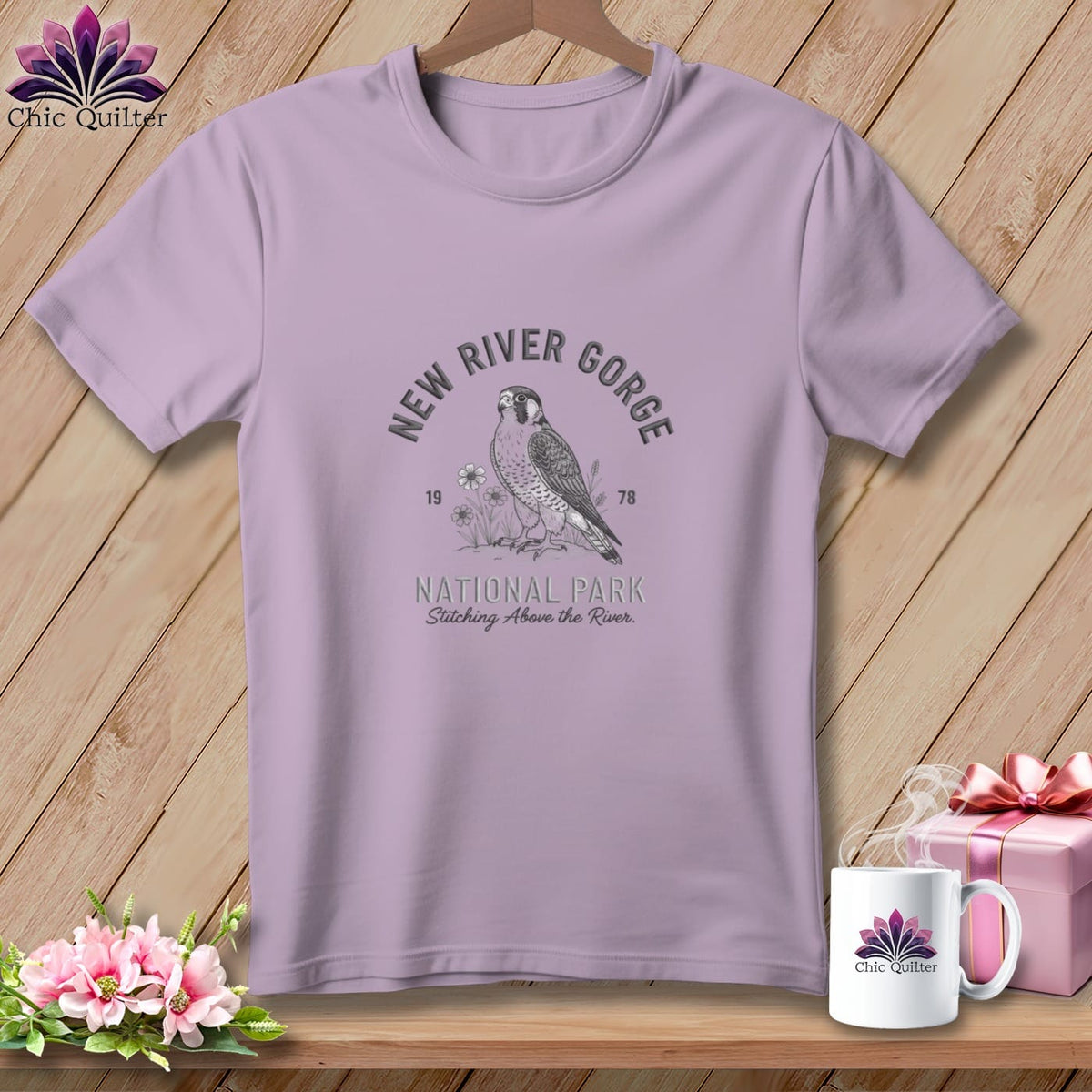 MyDesigns Physical Item S / Orchid New River Gorge National Park, Stitchin In Beauty ~ Premium Tee