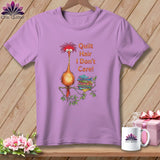 MyDesigns Physical Item S / Orchid QQuilt Hair Don’t Care ~ Noodle Beakman ~ Premium Tee