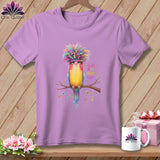 MyDesigns Physical Item S / Orchid Quilt Hair Don’t Care ~ Curlene Spoolworth ~ Premium Tee