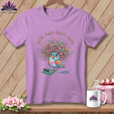 MyDesigns Physical Item S / Orchid Quilt Hair Don’t Care ~ Snipsy Wren ~ Premium Tee