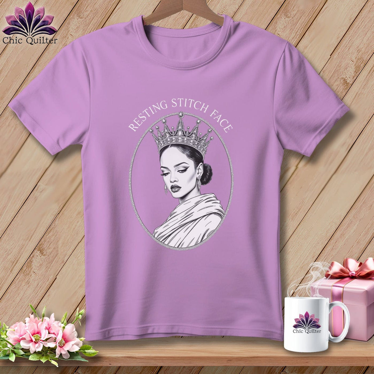 MyDesigns Physical Item S / Orchid Ri-hem-na - Resting Stitch Face ~ Premium Tee