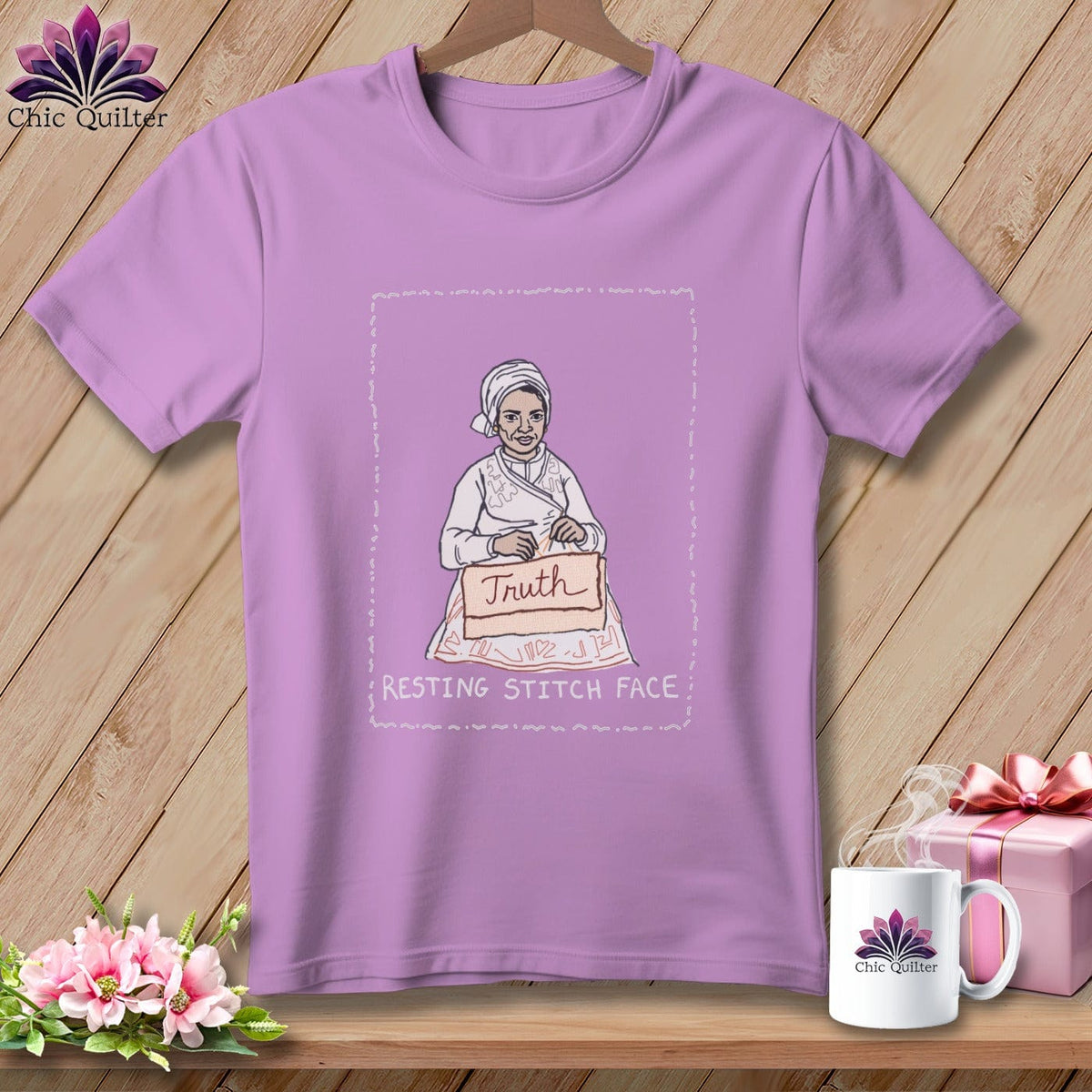 MyDesigns Physical Item S / Orchid Sewjourner Truth - Resting Stitch Face ~ Premium Tee