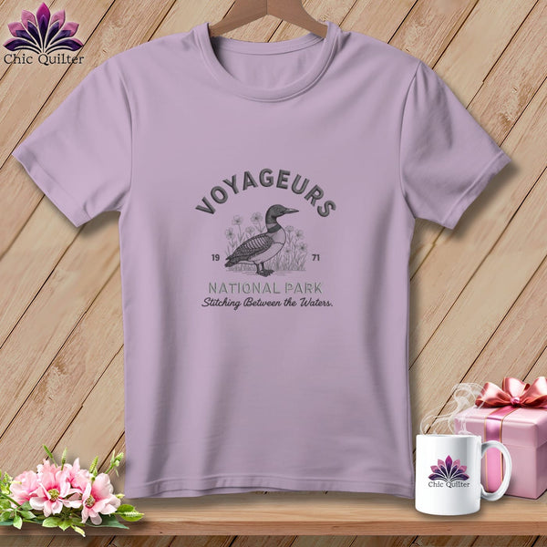 MyDesigns Physical Item S / Orchid Voyageurs National Park, Stitchin In Beauty ~ Premium Tee