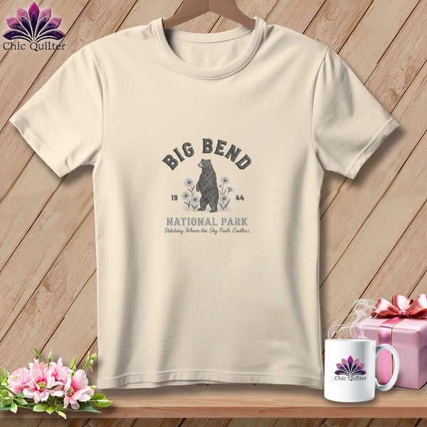 MyDesigns Physical Item S / Peachy Big Bend National Park, Stitchin In Beauty ~ Premium Tee