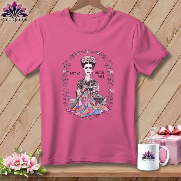 MyDesigns Physical Item S / Peony Fray-da Kahio - Resting Stitch Face ~ Premium Tee