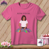MyDesigns Physical Item S / Peony Mich Sew - Resting Stitch Face ~ Premium Tee